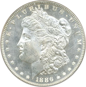 image for: 1886 $1 PCGS/CAC MS65 DMPL
