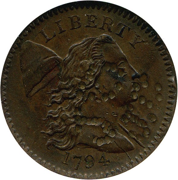 image for: 1794 1c NGC AU Details (Damaged)