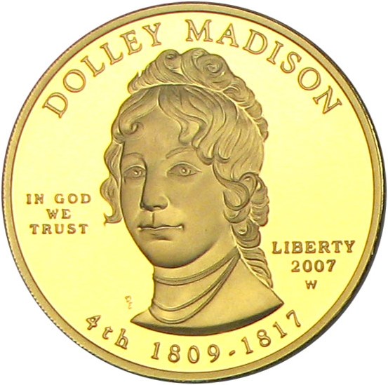 image for: 2007-W $10 PCGS Proof 70 DCameo (Dolley Madison)