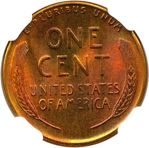 image for: 1954-S 1c NGC MS67 RB * Star / Color *