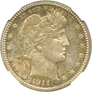 image for: 1911 25c NGC/CAC Proof 64