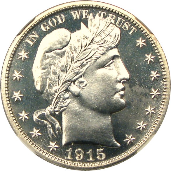 image for: 1915 50c NGC Proof 65