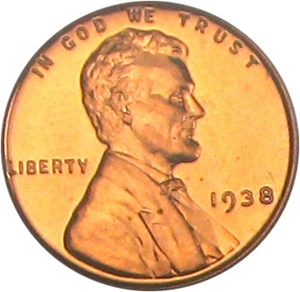 image for: 1938 1c PCGS Proof 67 RD