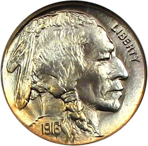 image for: 1916 5c NGC MS67 * Color *