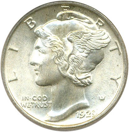 image for: 1929 10c PCGS/CAC MS66 FB