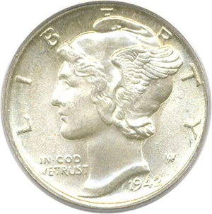 image for: 1942 10c PCGS MS66 FB