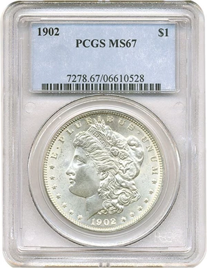 image for: 1902 $1 PCGS MS67