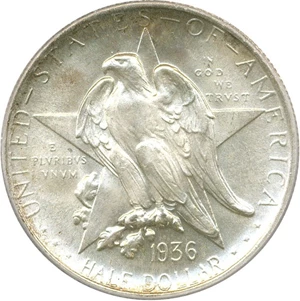 image for: 1936 Texas 50c PCGS MS67