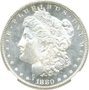 image for: 1880 $1 NGC MS66 PL