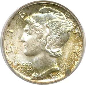 image for: 1931 10c PCGS MS64 FB OGH