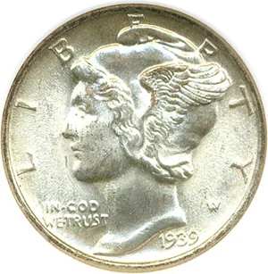 image for: 1939 10c NGC MS66