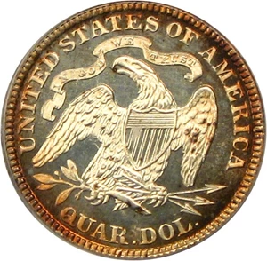 image for: 1888 25c PCGS/CAC Proof 64
