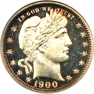 image for: 1900 25c NGC/CAC Proof 65