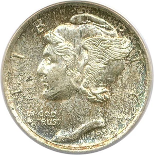 image for: 1920-S 10c PCGS MS62