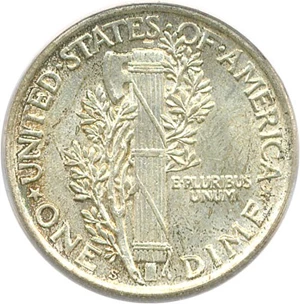 image for: 1920-S 10c PCGS MS62