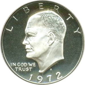 image for: 1972-S $1 PCGS Proof 69 DCameo (Silver)