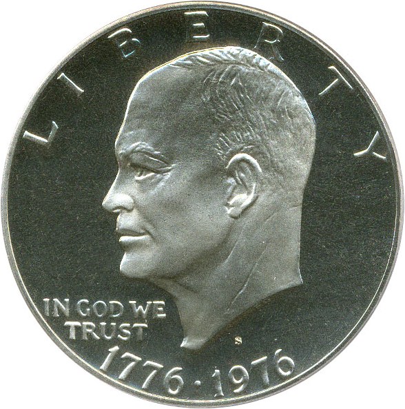 image for: 1976-S $1 PCGS Proof 69 DCameo (Clad, Type 2)