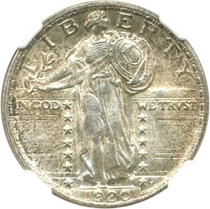 image for: 1920 25c NGC MS65 FH