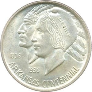 image for: 1935 Arkansas 50c PCGS MS66