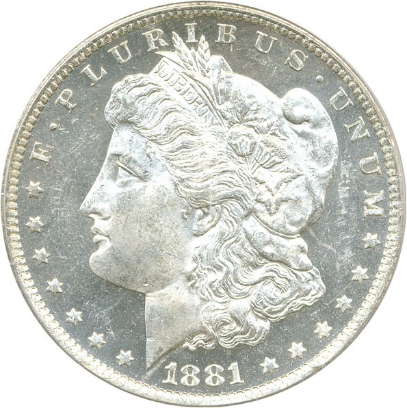 image for: 1881-O $1 PCGS/CAC MS63 DMPL