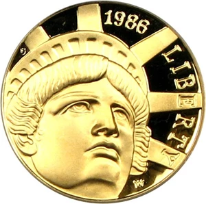 image for: 1986-W $5 PCGS Proof 69 DCameo (Statue Liberty)