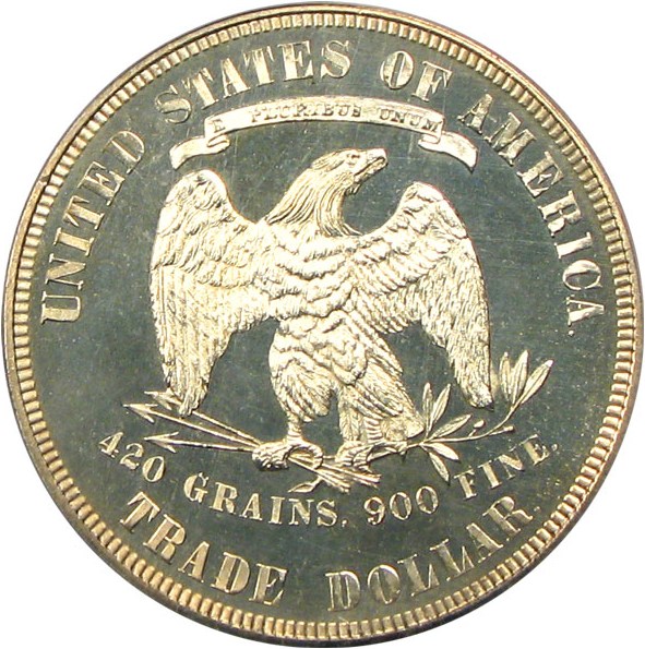 image for: 1875 Trade$ PCGS/CAC Proof 64 Cameo