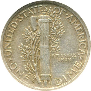 image for: 1925-D 10c NGC AU53