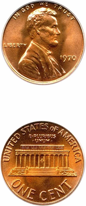 image for: 1970 1c PCGS MS67 RD