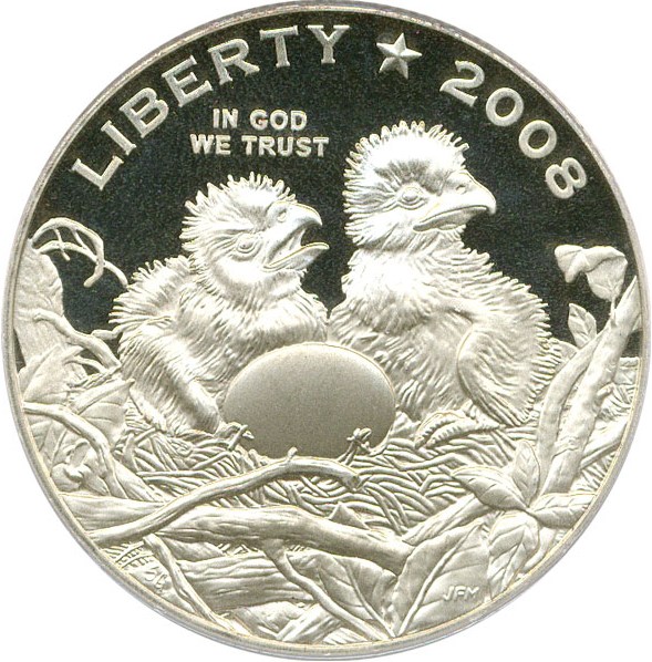 image for: 2008-S 50c PCGS Proof 69 DCameo (Bald Eagle)