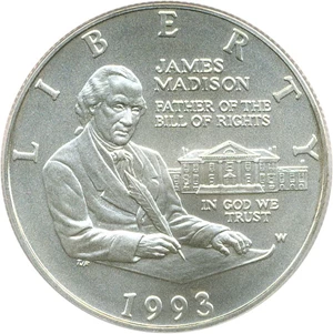 image for: 1993-W 50c PCGS MS69 (Madison)