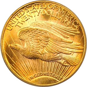 image for: 1921 $20 PCGS MS63