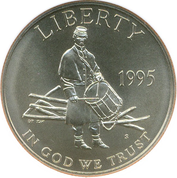 image for: 1995-S 50c NGC MS69 (Civil War)