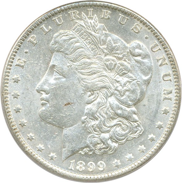 image for: 1899-O $1 PCGS AU55 (Micro-O)