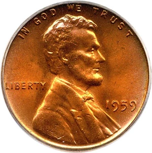 image for: 1959 1c PCGS MS66 RD