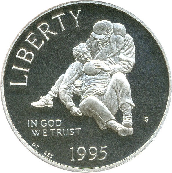 image for: 1995-S $1 PCGS Proof 69 DCameo (Civil War)