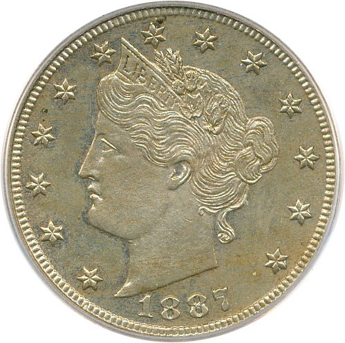 image for: 1887 5c PCGS Proof 63