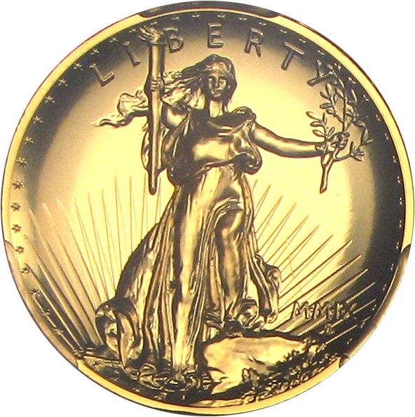 image for: 2009 $20 PCGS MS69PL (Ultra High Relief) with Box and COA