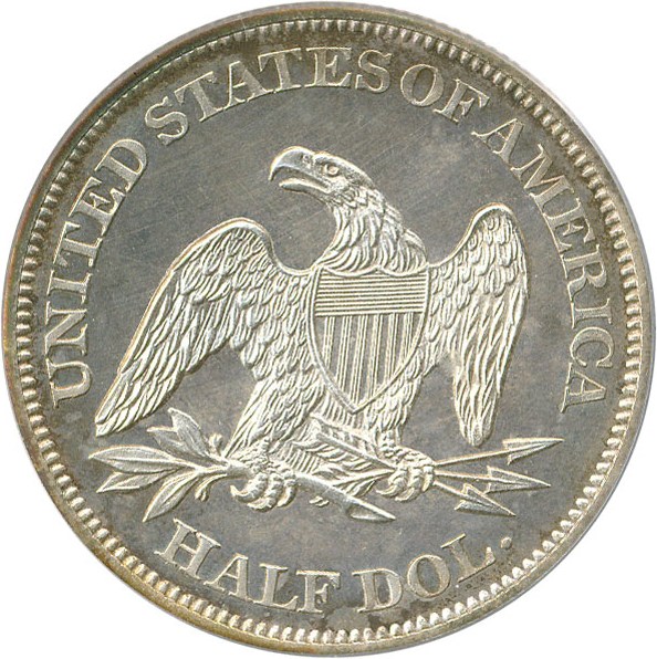 image for: 1862 50c PCGS/CAC Proof 64