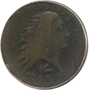 image for: 1793 1c PCGS/CAC AG-3 (Wreath, Lettered Edge)