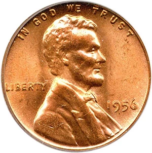 image for: 1956 1c PCGS MS66 RD