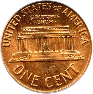 image for: 1971-D 1c PCGS MS66 RD