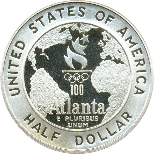 image for: 1995-S 50c PCGS Proof 69 DCameo (Olympic Baseball)