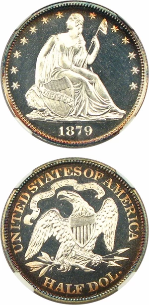 image for: 1879 50c NGC Proof 67 Cameo * Star *