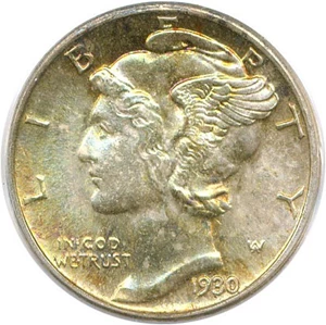 image for: 1930-S 10c PCGS/CAC MS66