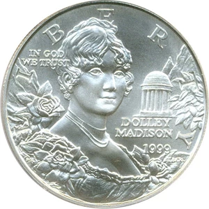 image for: 1999-P $1 PCGS MS69 (Dolley Madison)