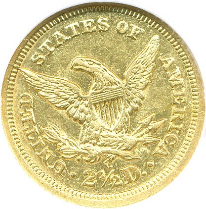 image for: 1841-C $2 1/2 NGC AU58 