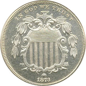 image for: 1873 5c PCGS Proof 66 (Closed 3)