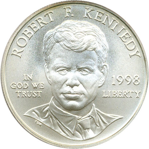 image for: 1998-S $1 PCGS MS69 (Robert F. Kennedy)