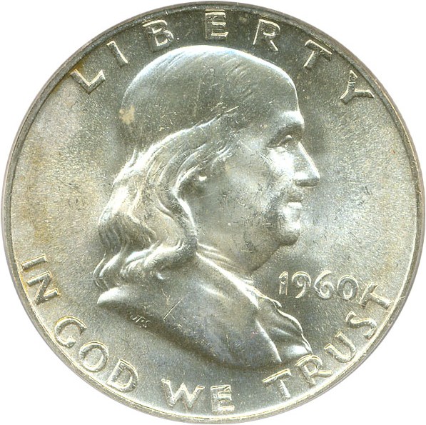 image for: 1960-D 50c PCGS MS65 OGH