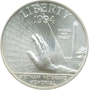 image for: 1994-W $1 PCGS MS69 (Vietnam)